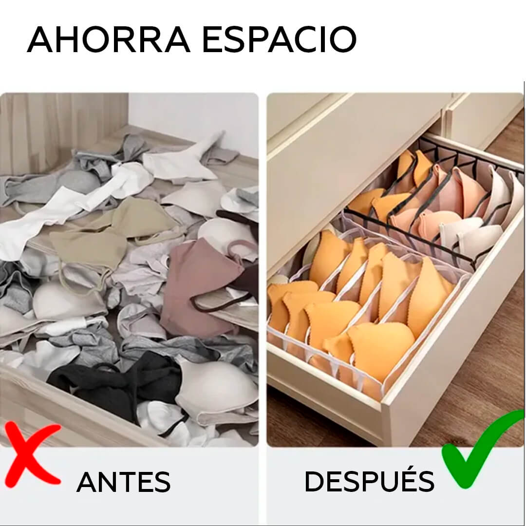 PerfectOrganizer™ - Sets de 3 Organizadores de Ropa Interior Brasiers Medias & Más